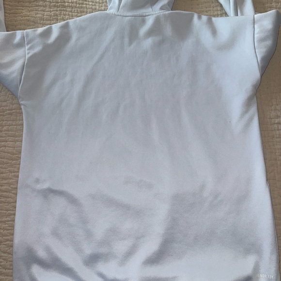 Adidas Light Gray Off-the-Shoulder Sweater - Picture 6 of 7